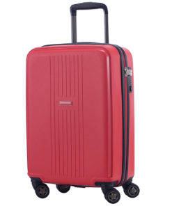 leichtes Bordgepäck Koffer im Rot