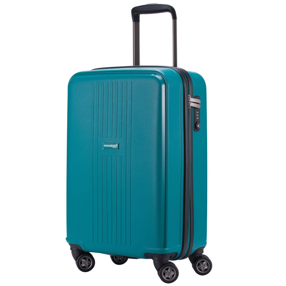 Leichtes Bordgepäck Koffer 55x36x21 cm - blau